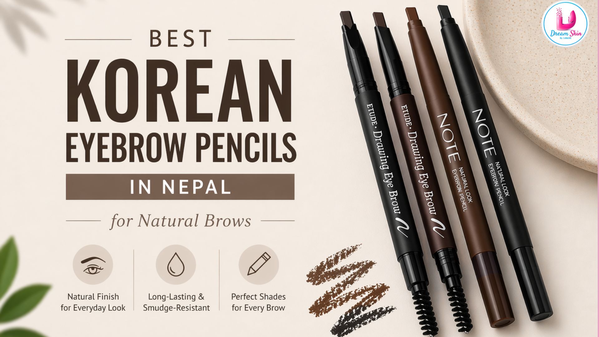 Best Korean Eyebrow Pencils in Nepal for Natural Brows